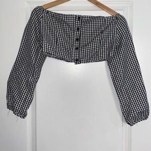 Zaful Cropped Button up